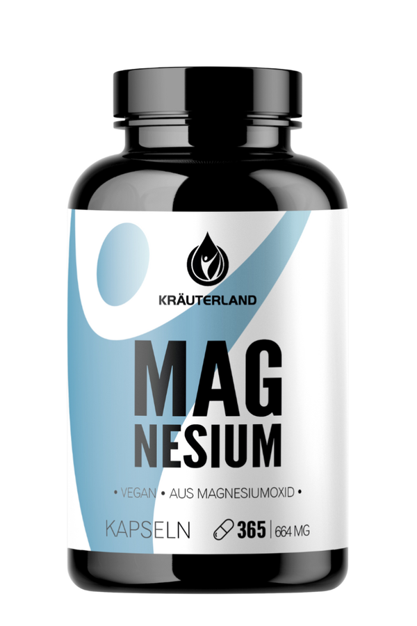 Magnesium Kapseln, vegan 365 Stück Magnesium Kapseln, vegan 365 Stück