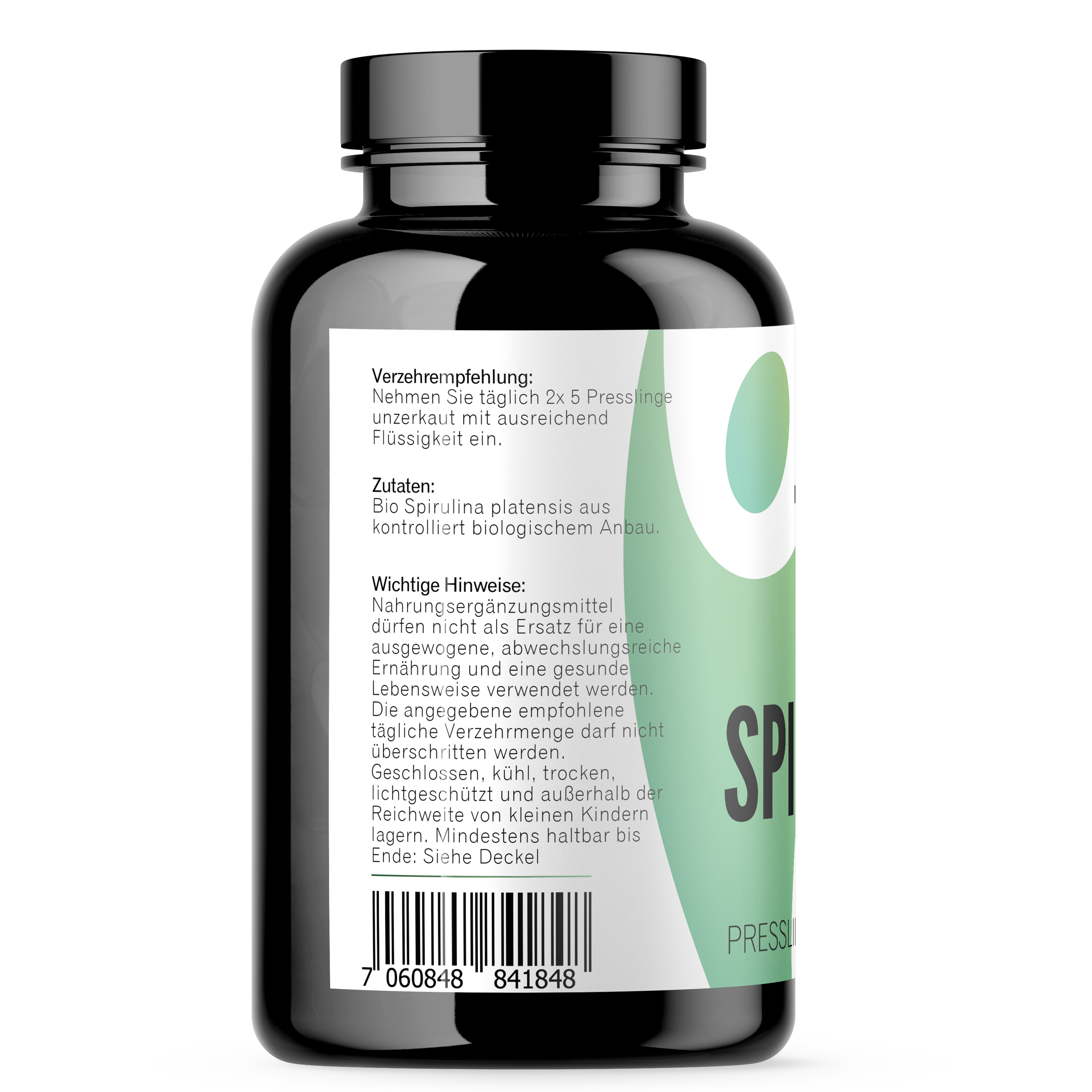 Bio-Spirulina-600-Presslinge-Side-1-Shop Bio Spirulina Tabletten - 600 Presslinge - vegan