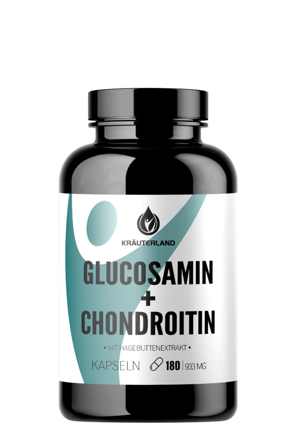 Glucosamin + Chondroitin mit Vitamin C - 180 Kapseln