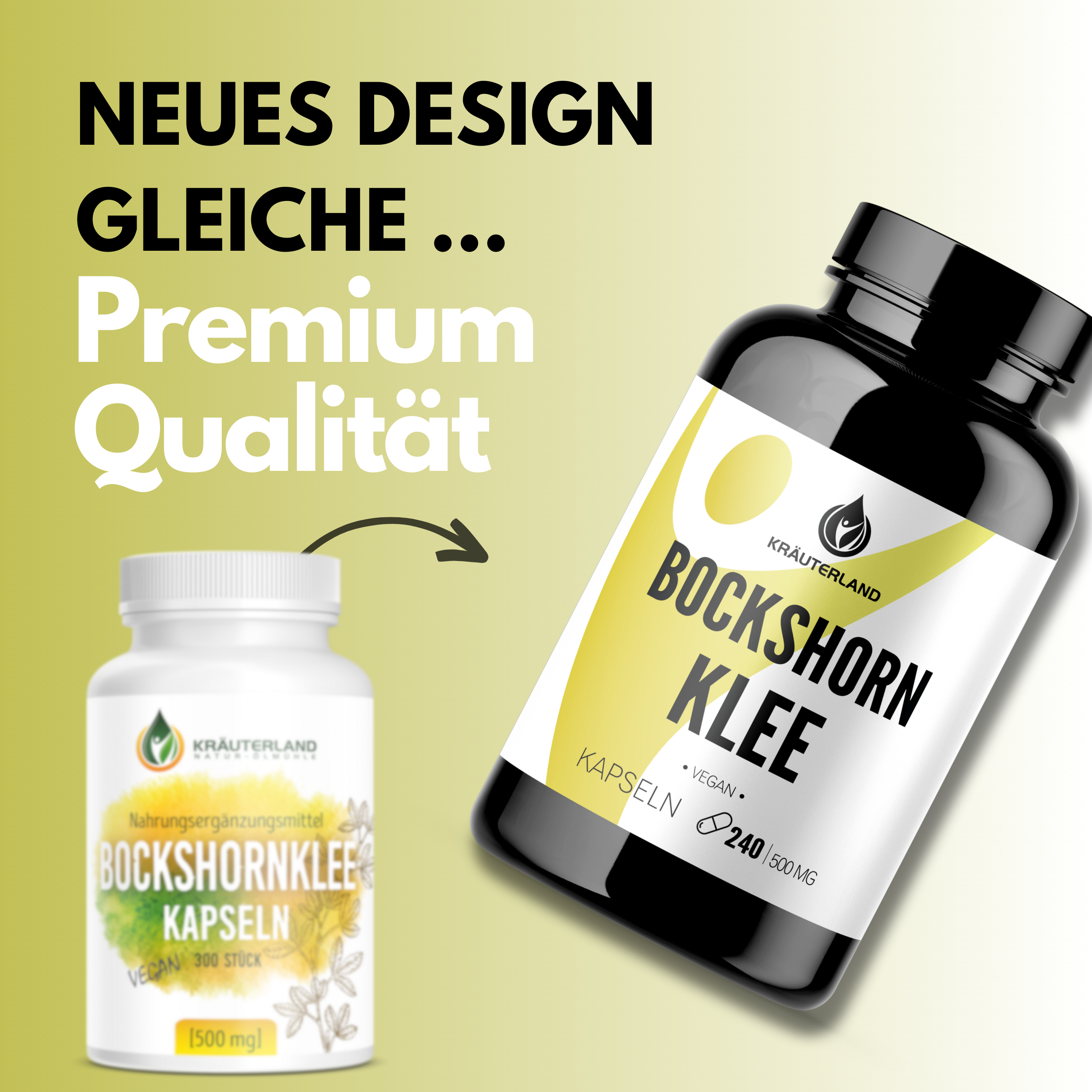 Neues Design für Bockshornklee Kapseln 240 Stück Neues Design für Bockshornklee Kapseln 240 Stück
