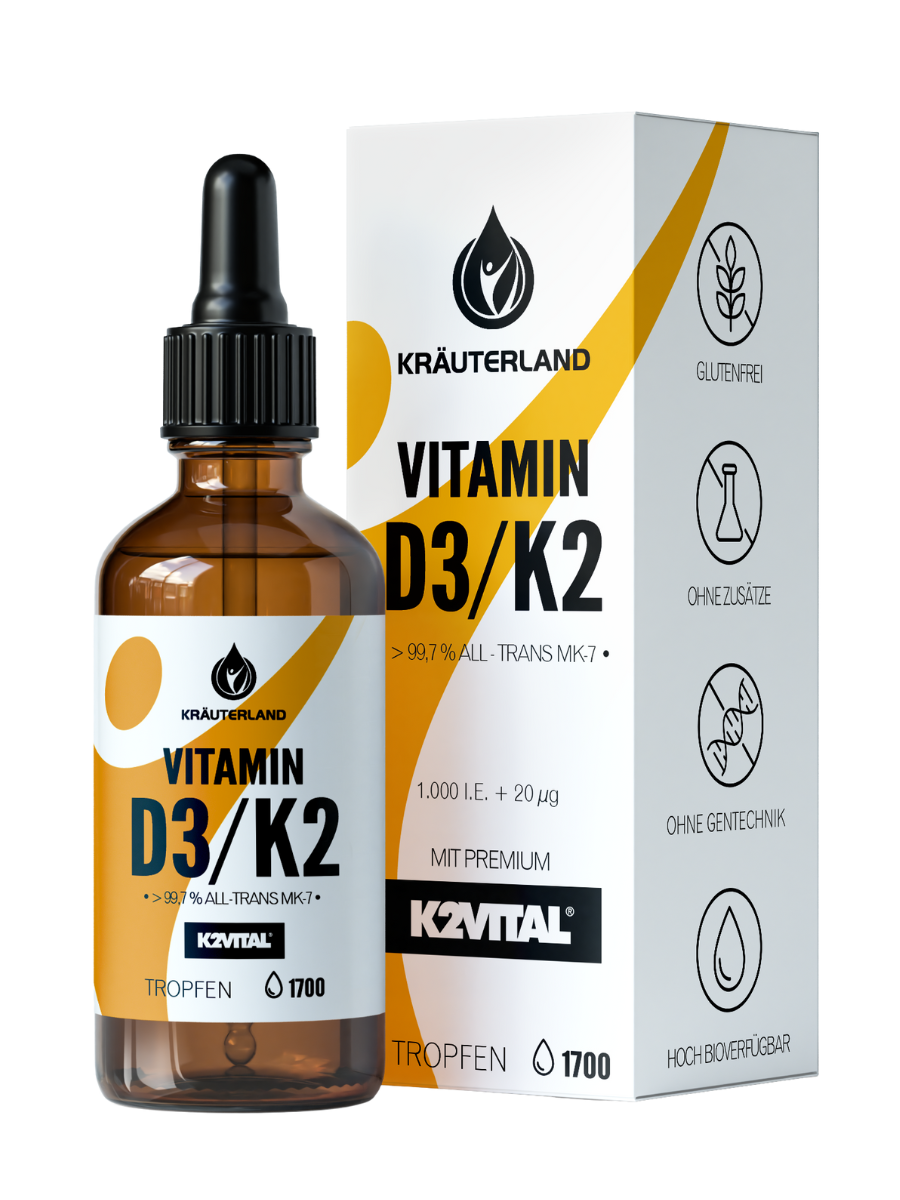 Premium Vitamin D3 + K2 Tropfen 50ml