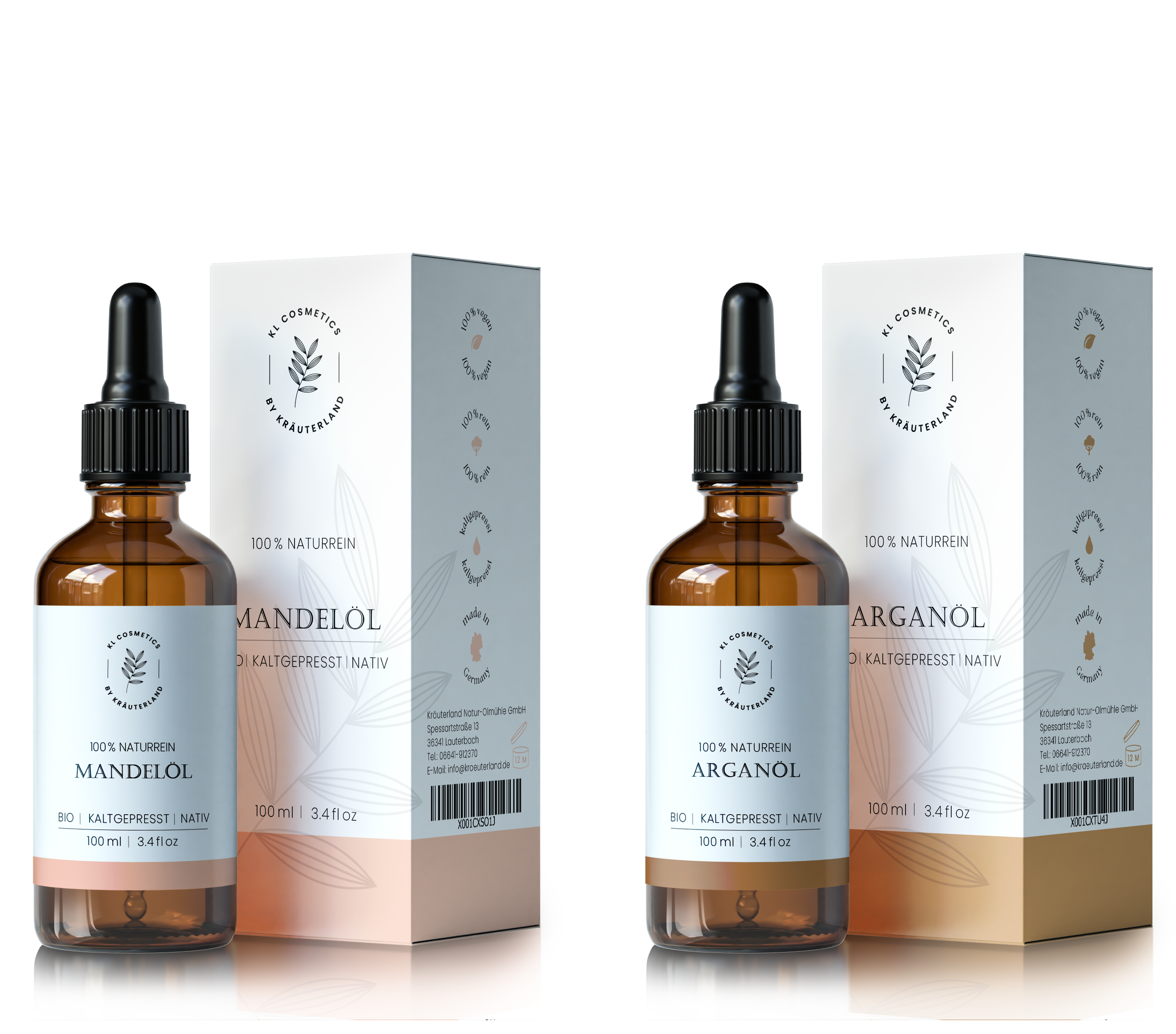Mandel-3 Set Bio Arganöl & Bio Mandelöl