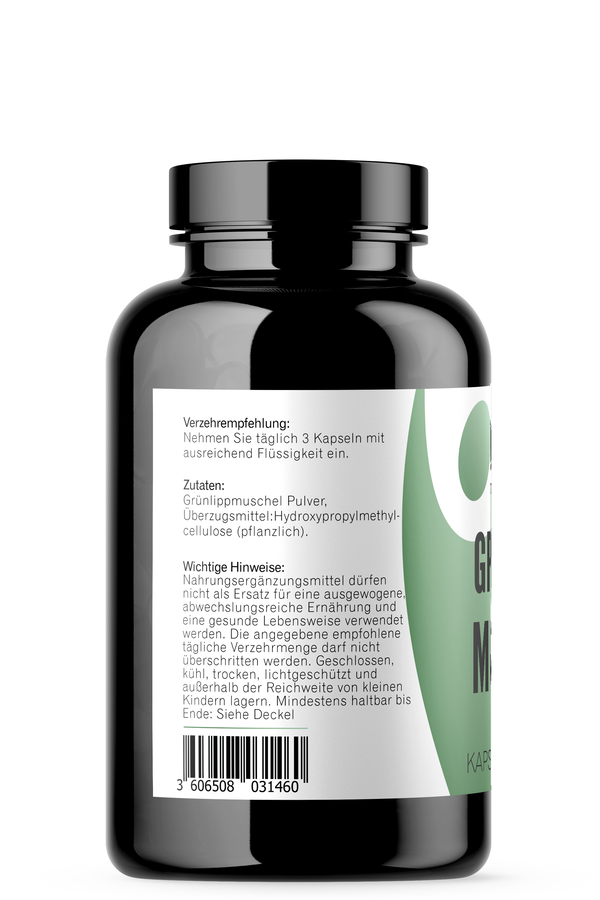 Grünlippmuschel Kapseln - 180 Stück