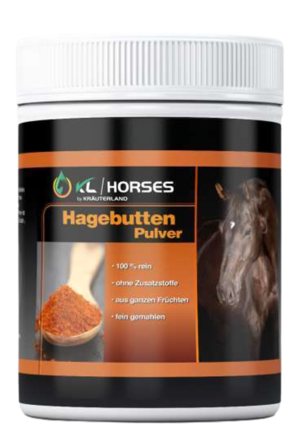 Hagebutten Pulver für Pferde 750g