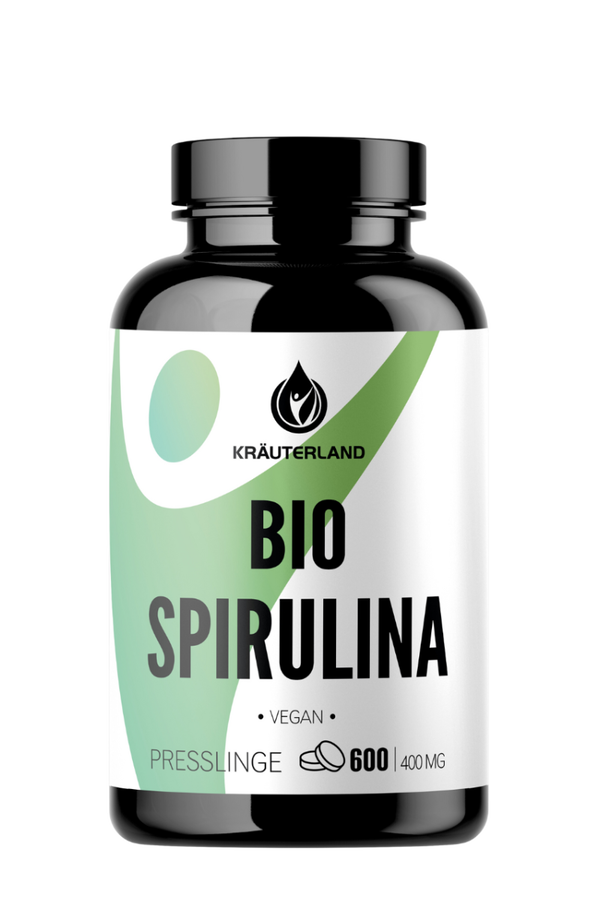 Bio Spirulina Tabletten - 600 Presslinge - vegan Bio Spirulina Tabletten - 600 Presslinge - vegan