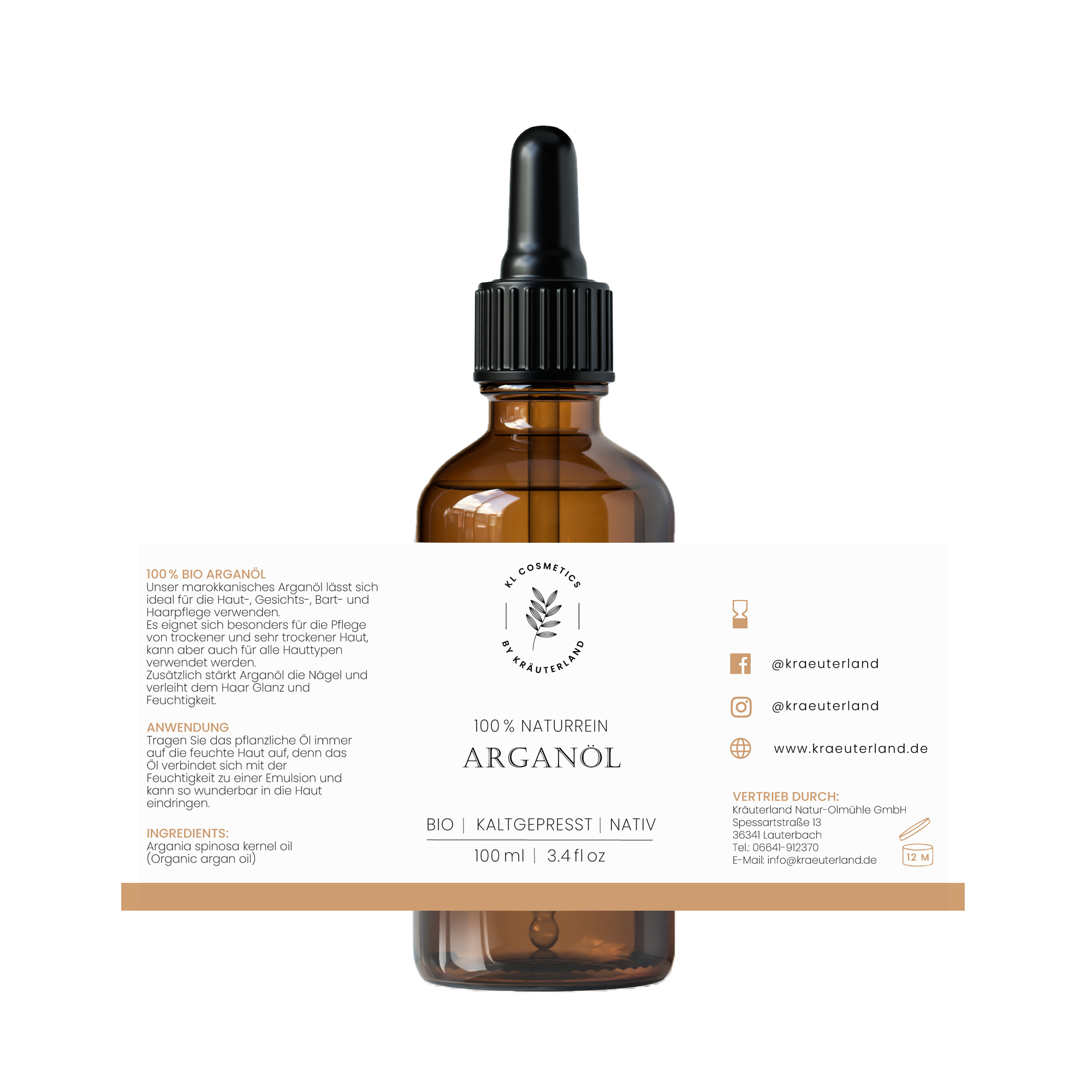 Argan Hautöl Etikett