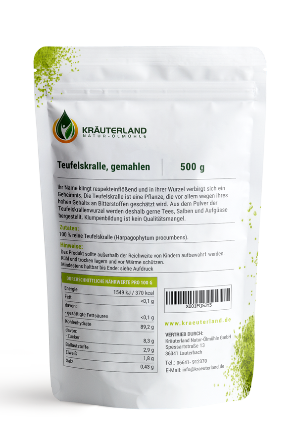 Teufelskralle Pulver 500g - gemahlen