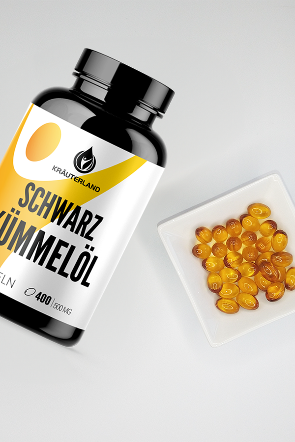 Schwarzkümmelöl Kapseln 400 Stück mit Produktabildung Schwarzkümmelöl Kapseln 400 Stück mit Produktabildung