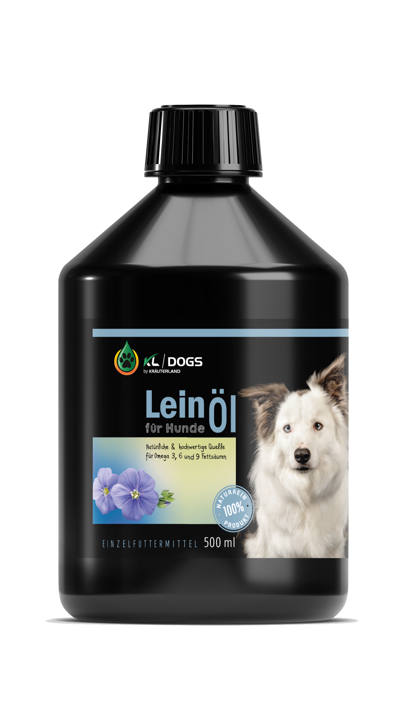 Leinöl Flasche für Hunde Leinöl Flasche für Hunde