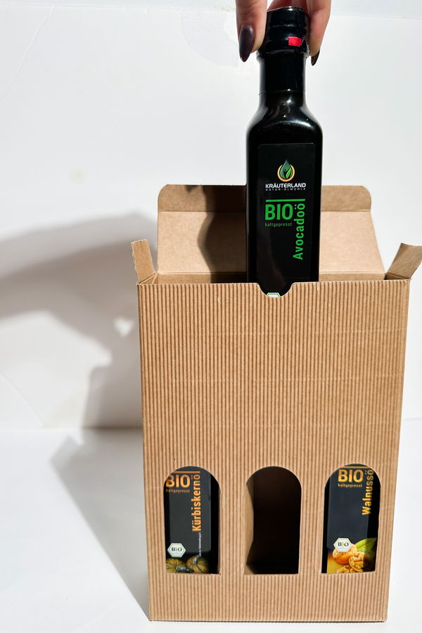 3er Geschenkkarton Speiseöle