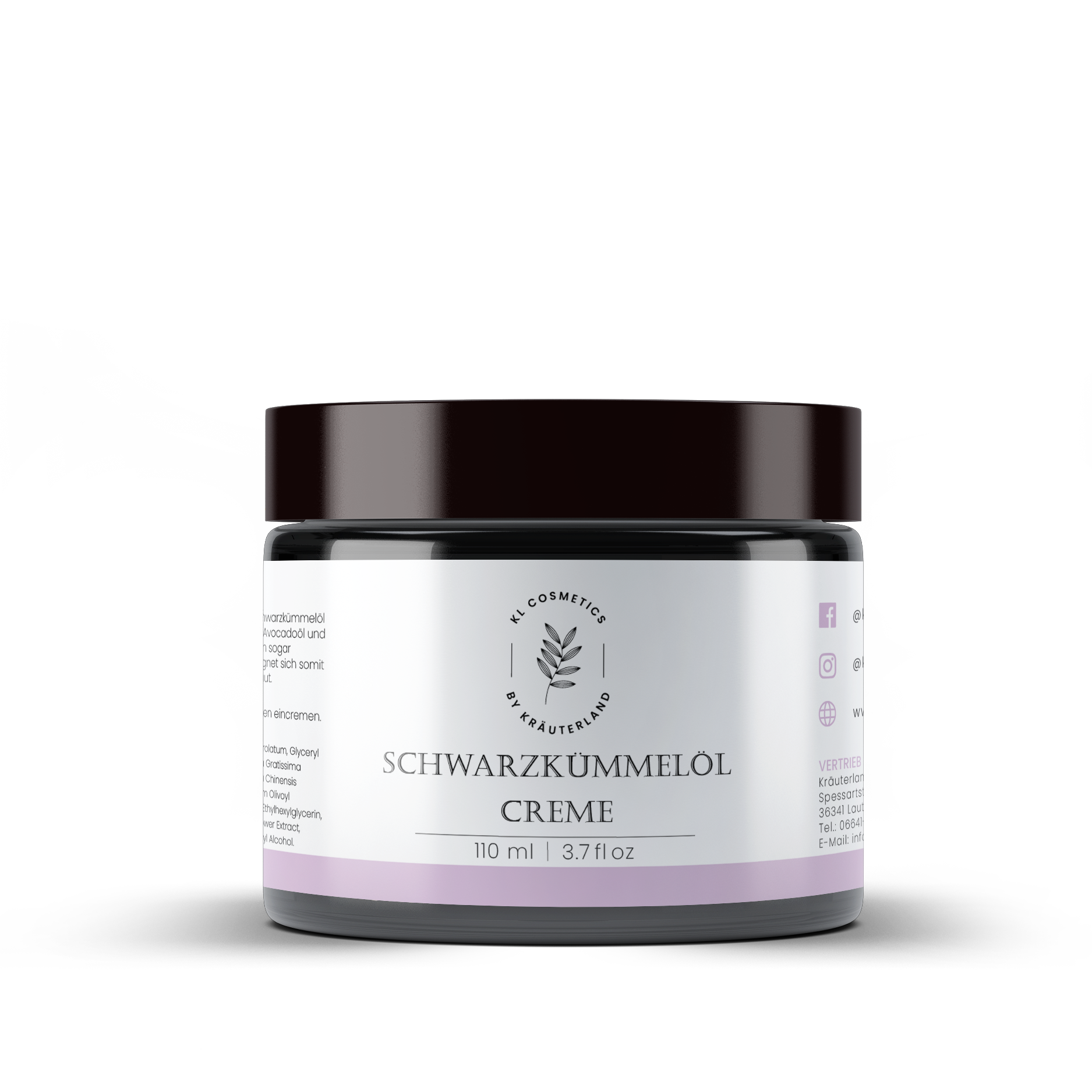 Creme-Front Schwarzkümmelöl Set ungefiltert 250ml +Creme 110ml