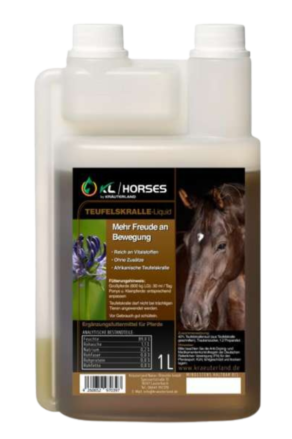 Teufelskralle Liquid für Pferde 1000ml