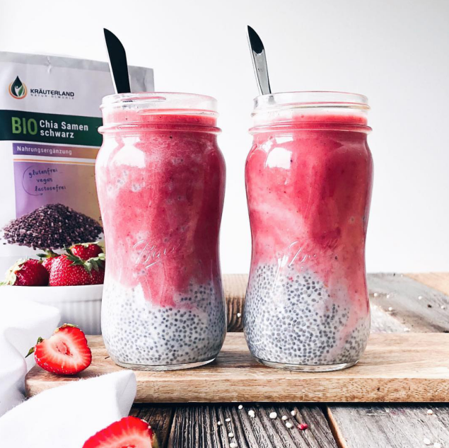 Smoothie Chia Samen von Kräuterland Smoothie Chia Samen von Kräuterland