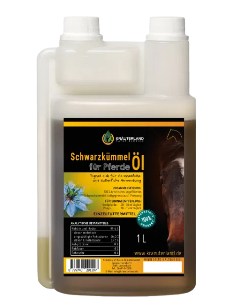 Schwarzkümmelöl für Pferde 1L