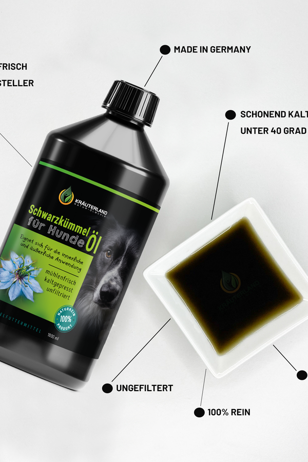 Schwarzkümmelöl für Hunde 1000ml