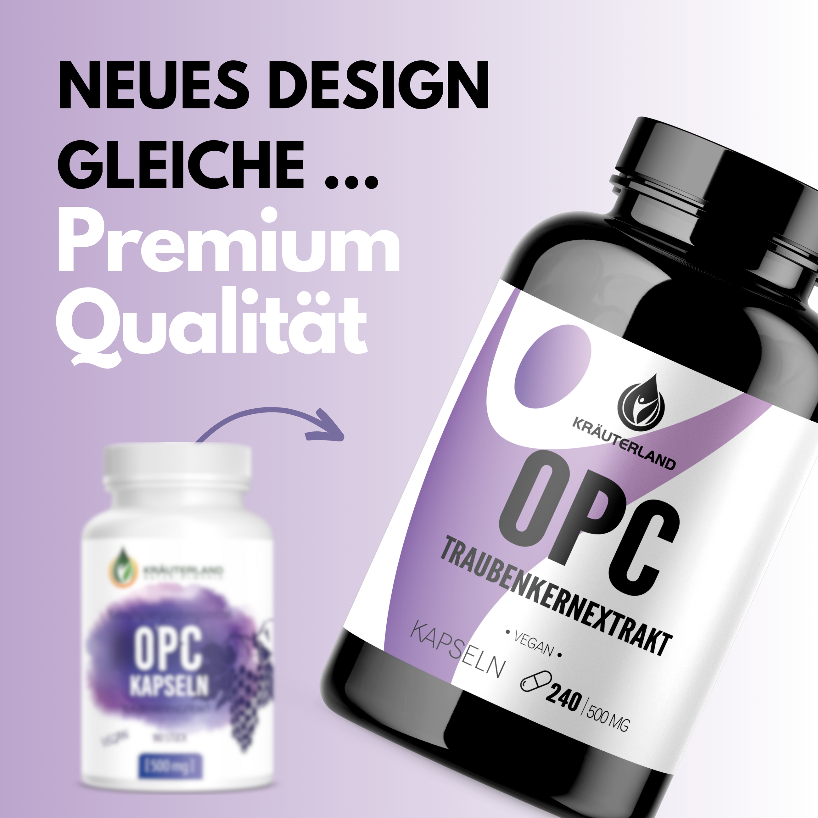 Neues Design von OPC Kapseln 240 Stück Neues Design von OPC Kapseln 240 Stück