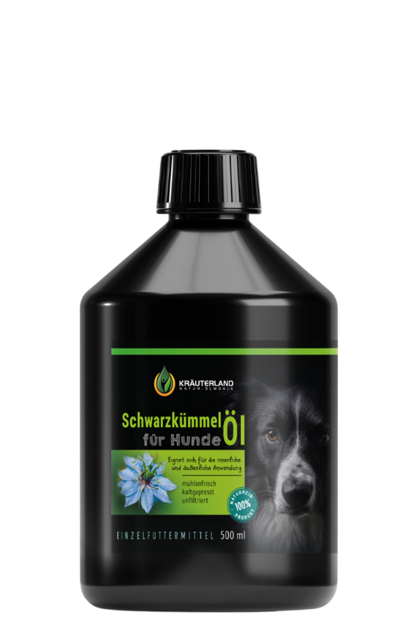 Schwarzkümmelöl für Hunde 500ml