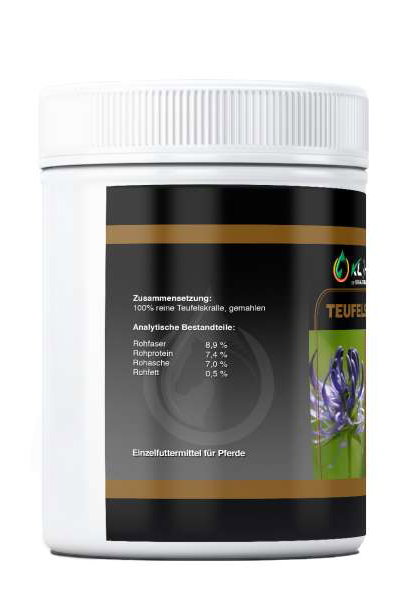 Seitenansicht von Teufelskralle 500g Seitenansicht von Teufelskralle 500g