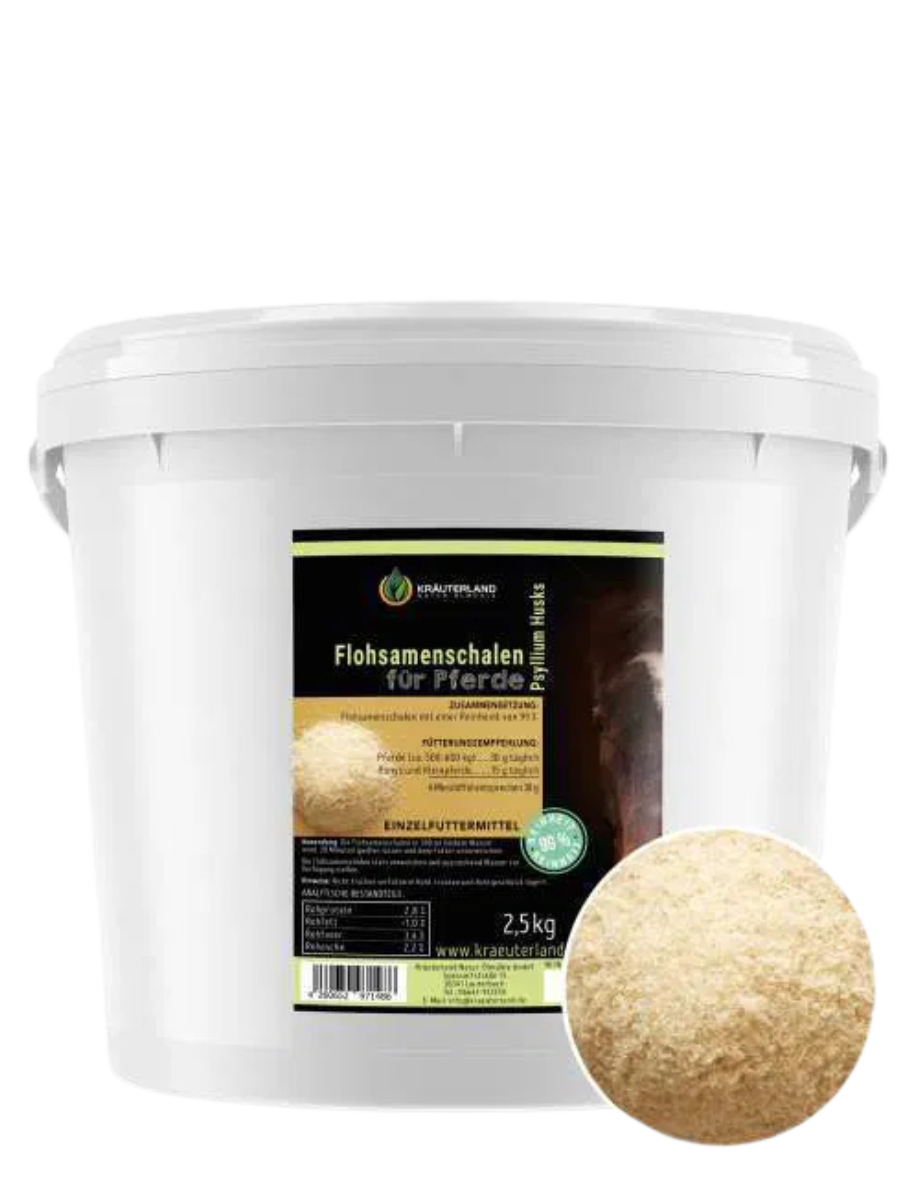 Flohsamenschalen für Pferde 2,5kg
