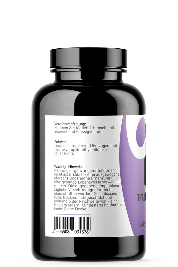 OPC Traubenkernextrakt Kapseln - vegan 180 Stück