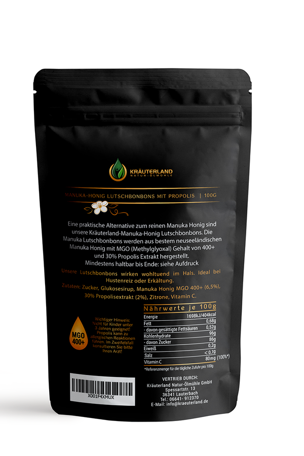 Manuka Honig Bonbons 100g