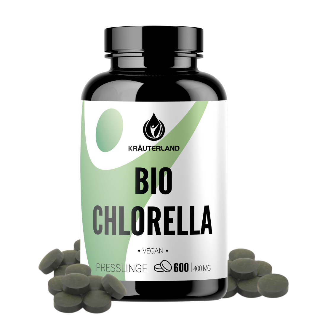 chlorella-presslinge-dose-produkt Bio Chlorella Tabletten / Presslinge