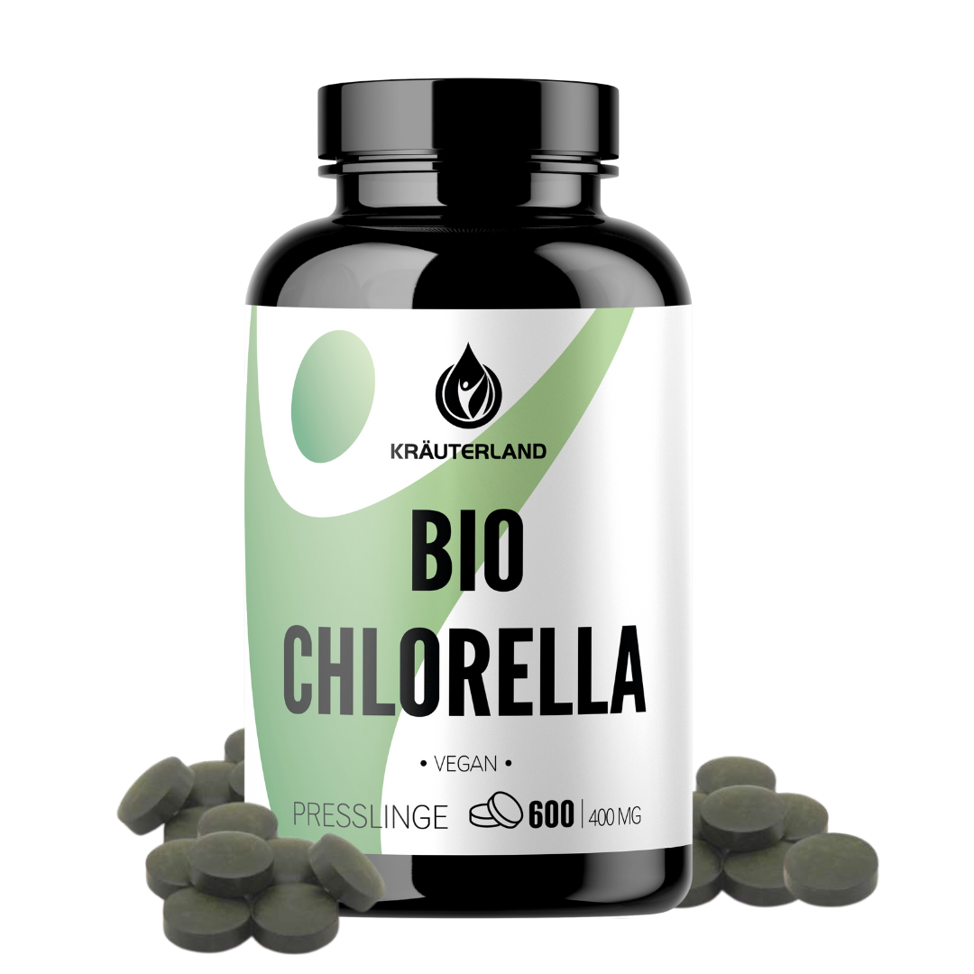 Bio Chlorella Tabletten - vegan - 600 Presslinge