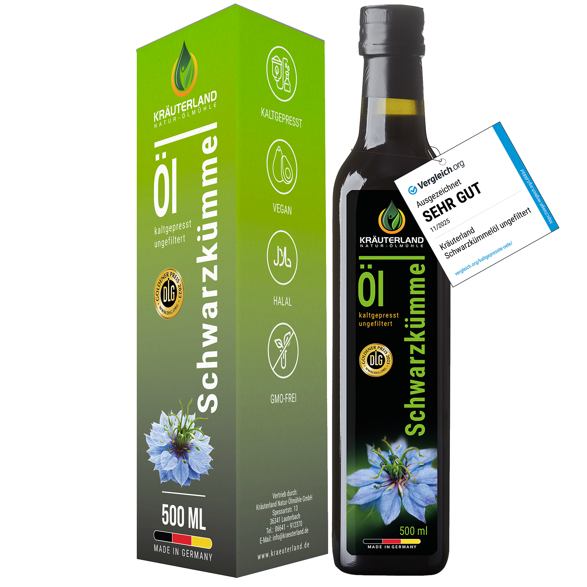 Schwarzkümmelöl ungefiltert 500ml