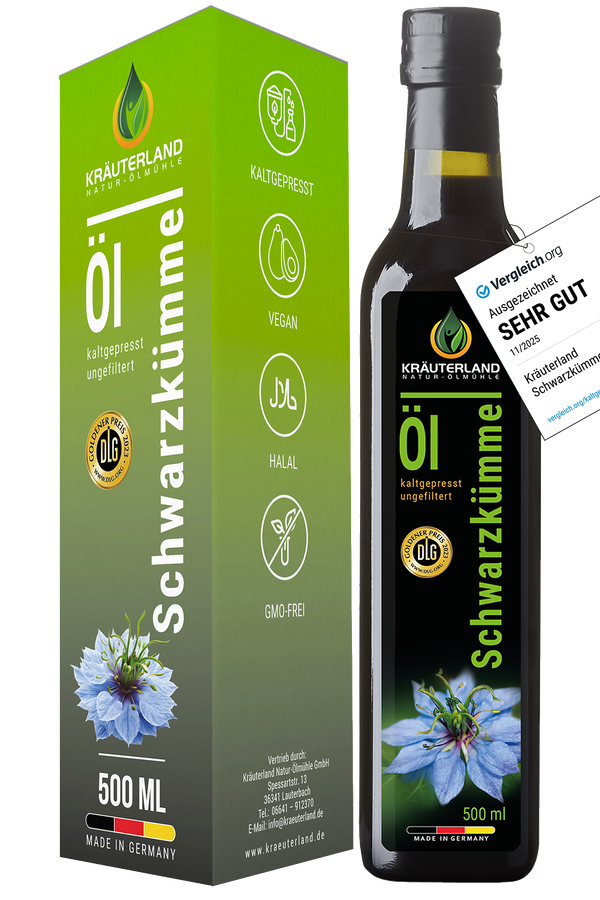 Schwarzkümmelöl ungefiltert 500ml