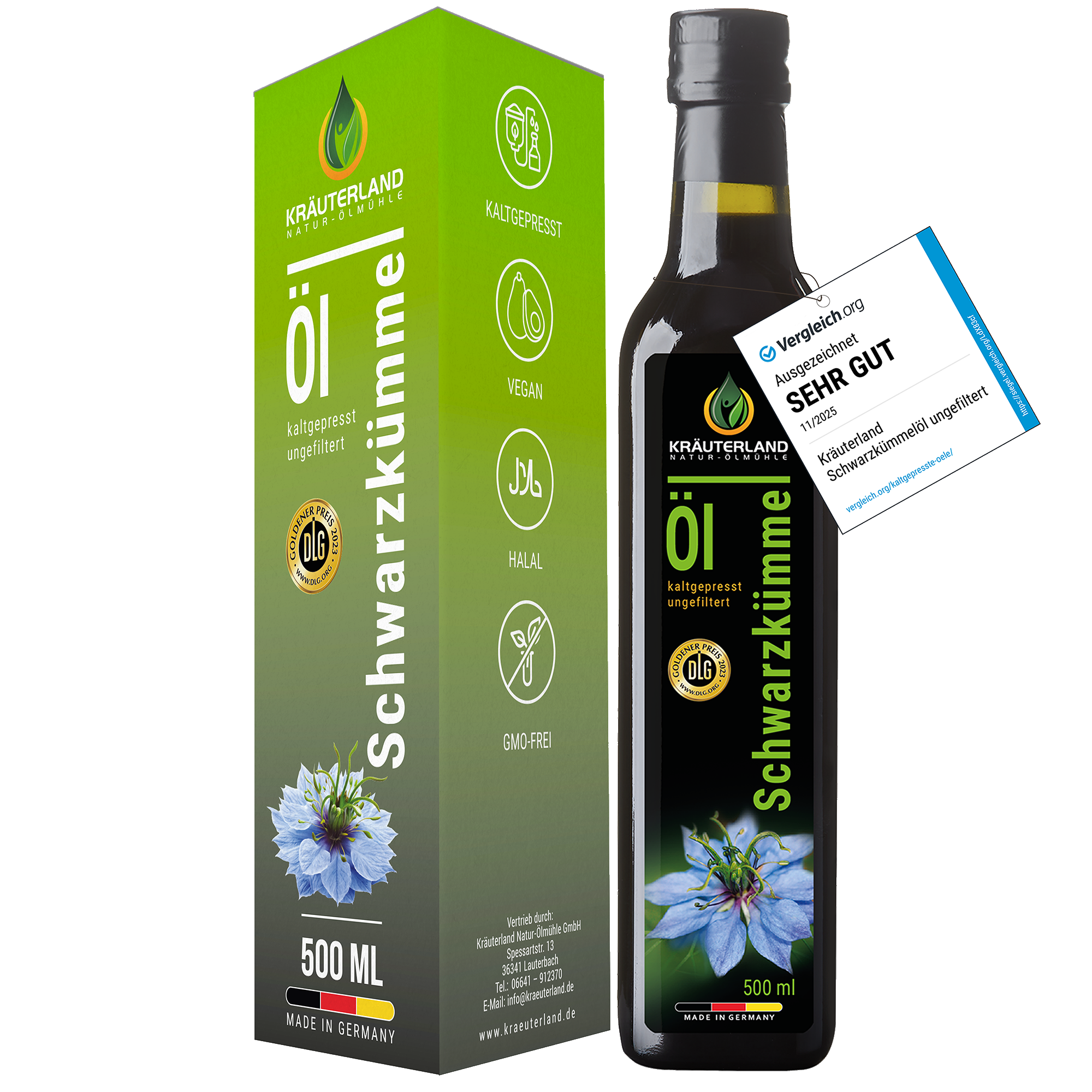 Schwarzkümmelöl ungefiltert 500ml
