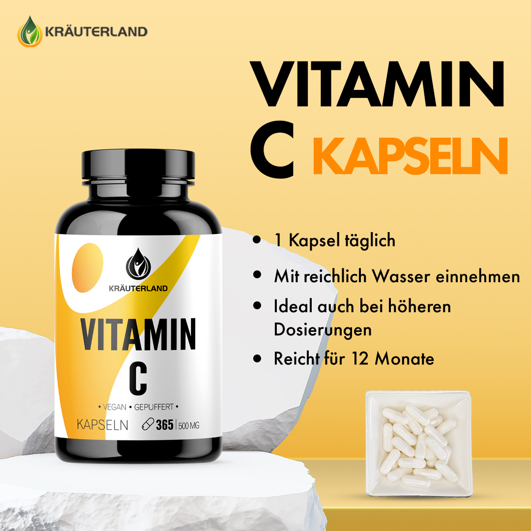 Vitamin C Kapseln 365 Stück Verzehrempfehlung Vitamin C Kapseln 365 Stück Verzehrempfehlung