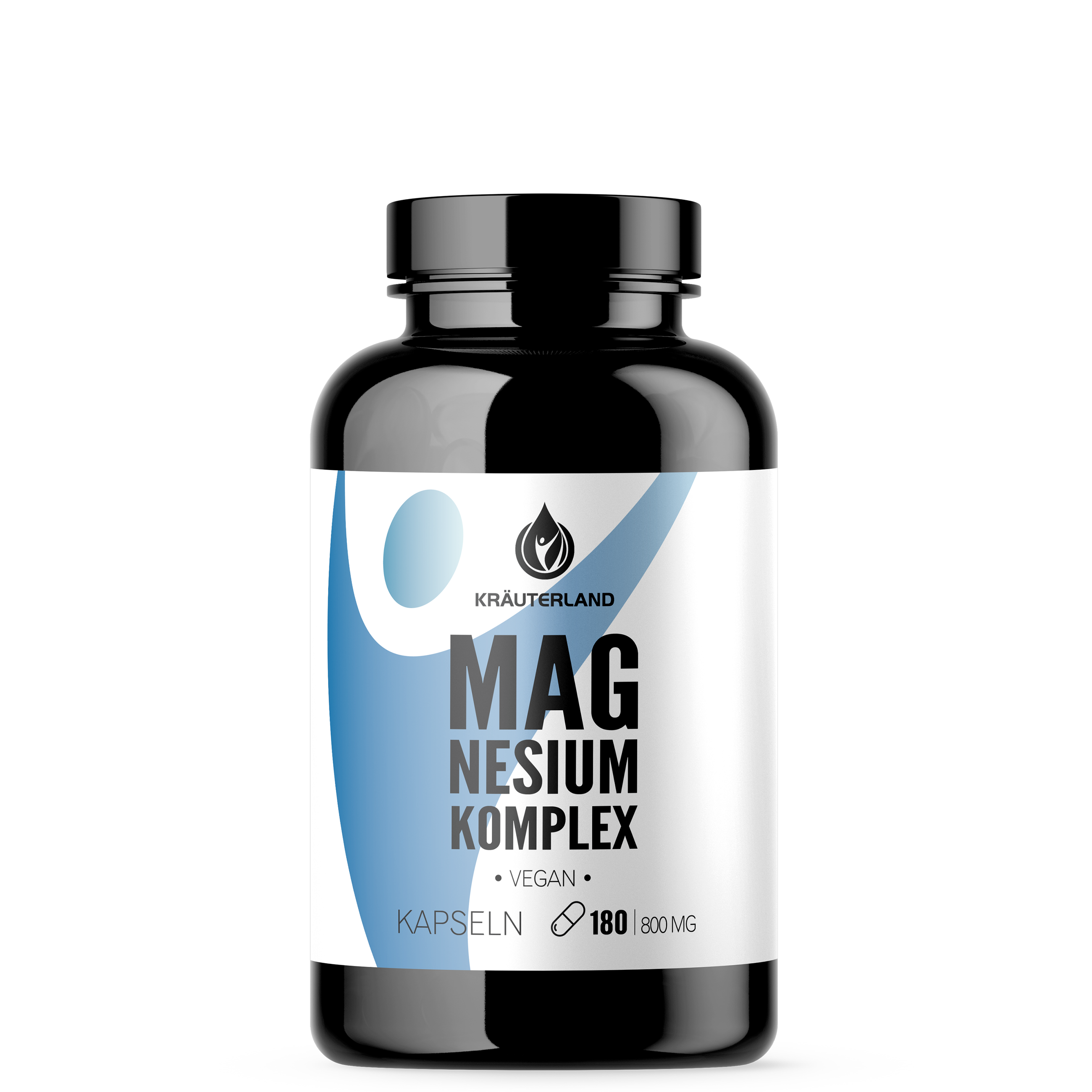 Magnesium Komplex Kapseln 180 Stück 800 mg vegan – Kräuterland