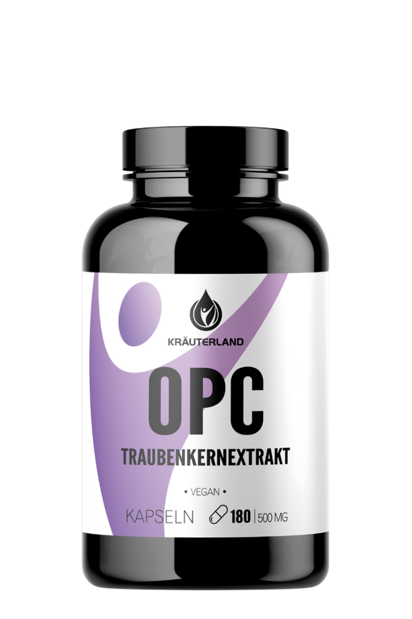OPC Traubenkernextrakt Kapseln - vegan 180 Stück OPC Traubenkernextrakt Kapseln - vegan 180 Stück
