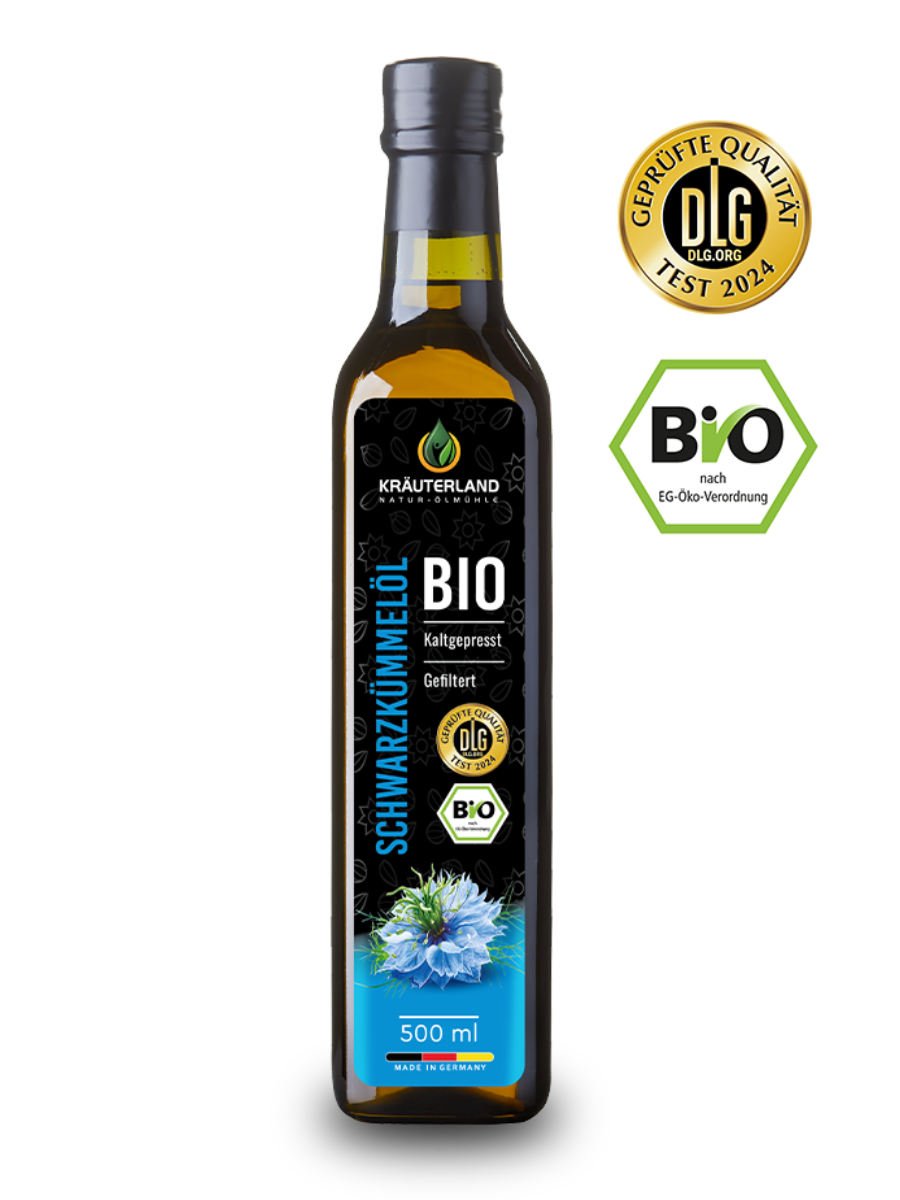 Schwarzkümmelöl Bio gefiltert 500ml