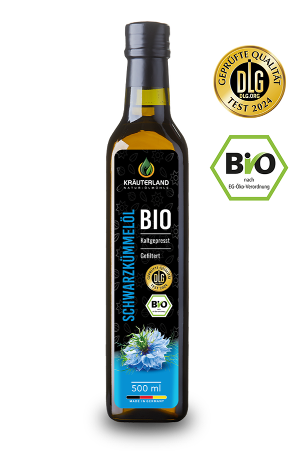 Bio Schwarzkümmelöl gefiltert 500ml Bio Schwarzkümmelöl gefiltert 500ml