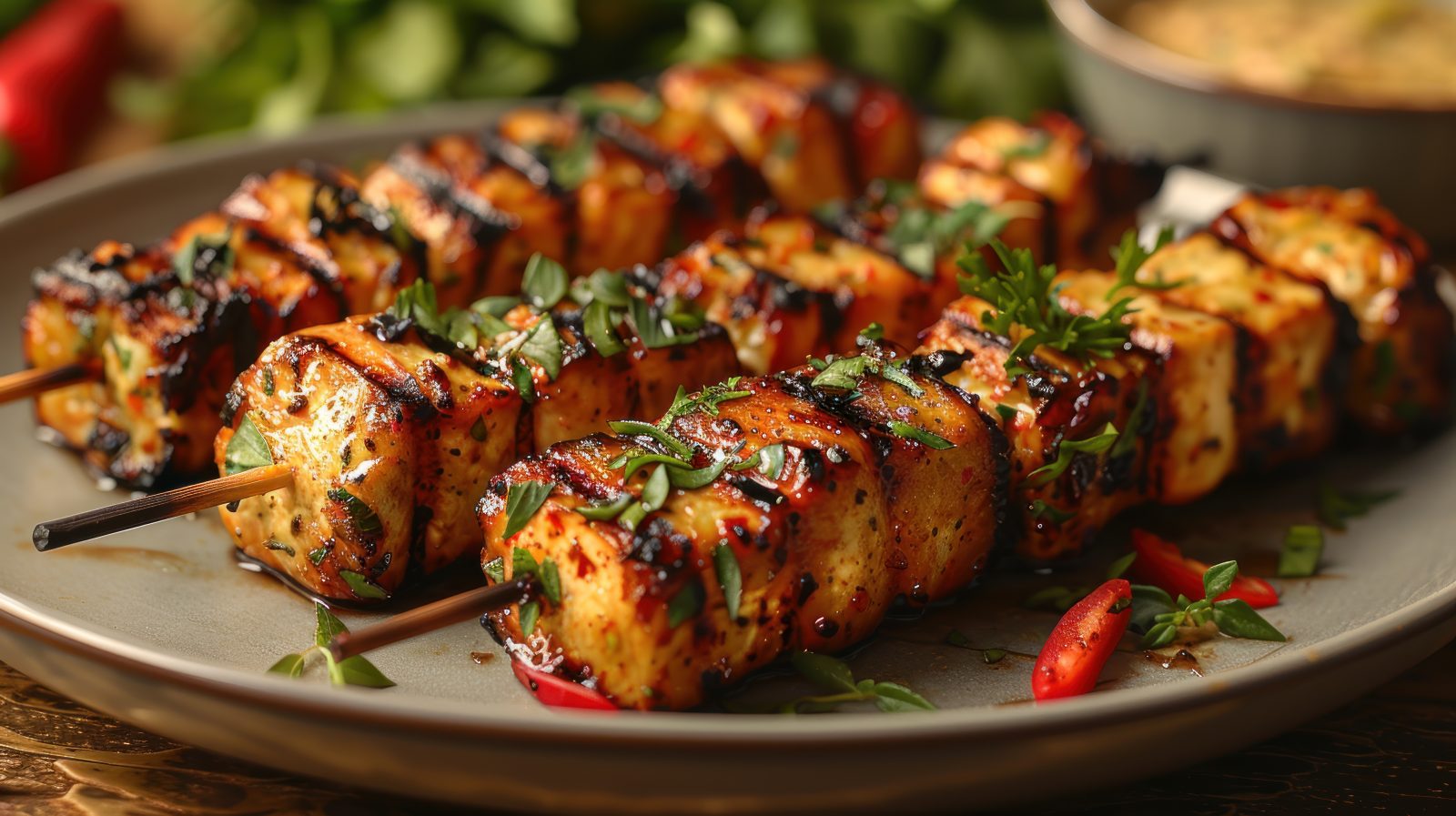 Schluss mit Langeweile am Grill - Tofu-Grillspieße für den Sommer