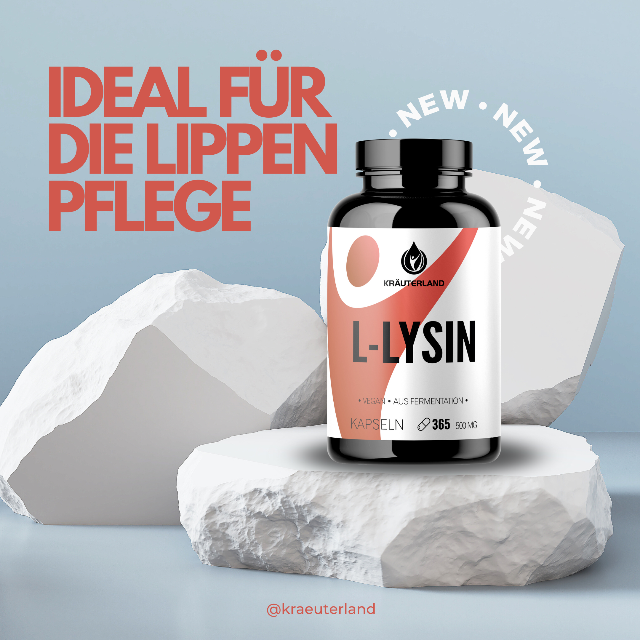 L-Lysin Kapseln 365 Stück Ideal für Lippenpflege L-Lysin Kapseln 365 Stück Ideal für Lippenpflege