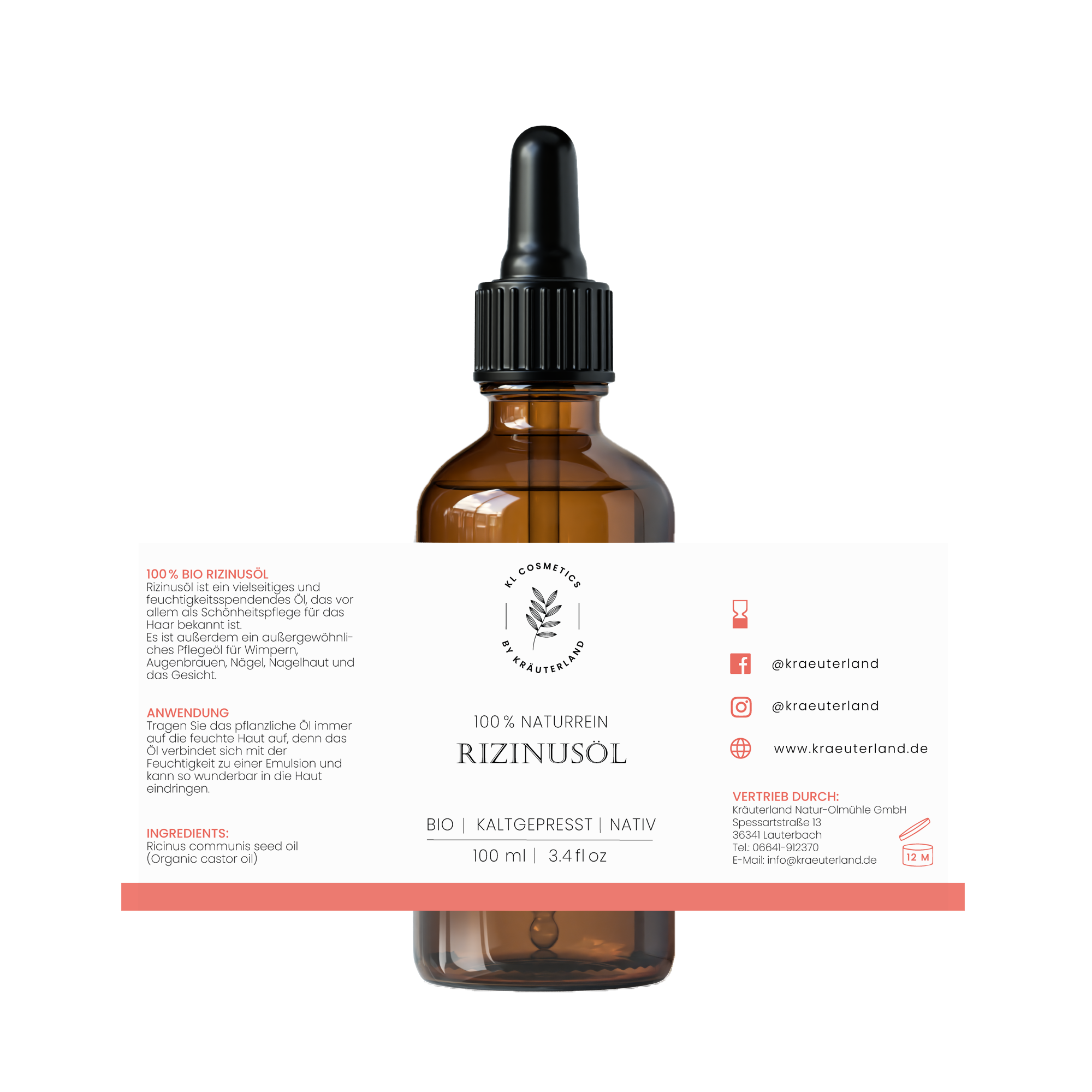 Rizinus Hautöl Etikett
