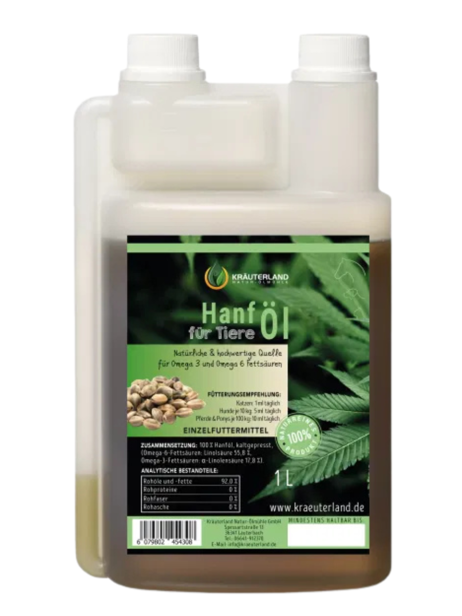 Hanföl für Tiere 1000ml