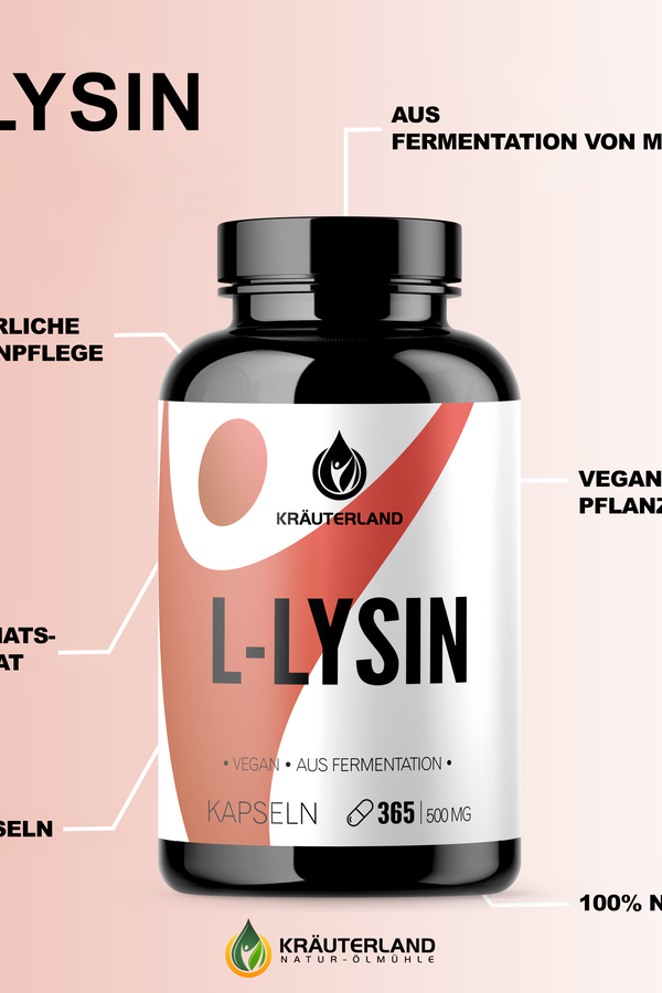 L-Lysin Kapseln - vegan - 365 Stück