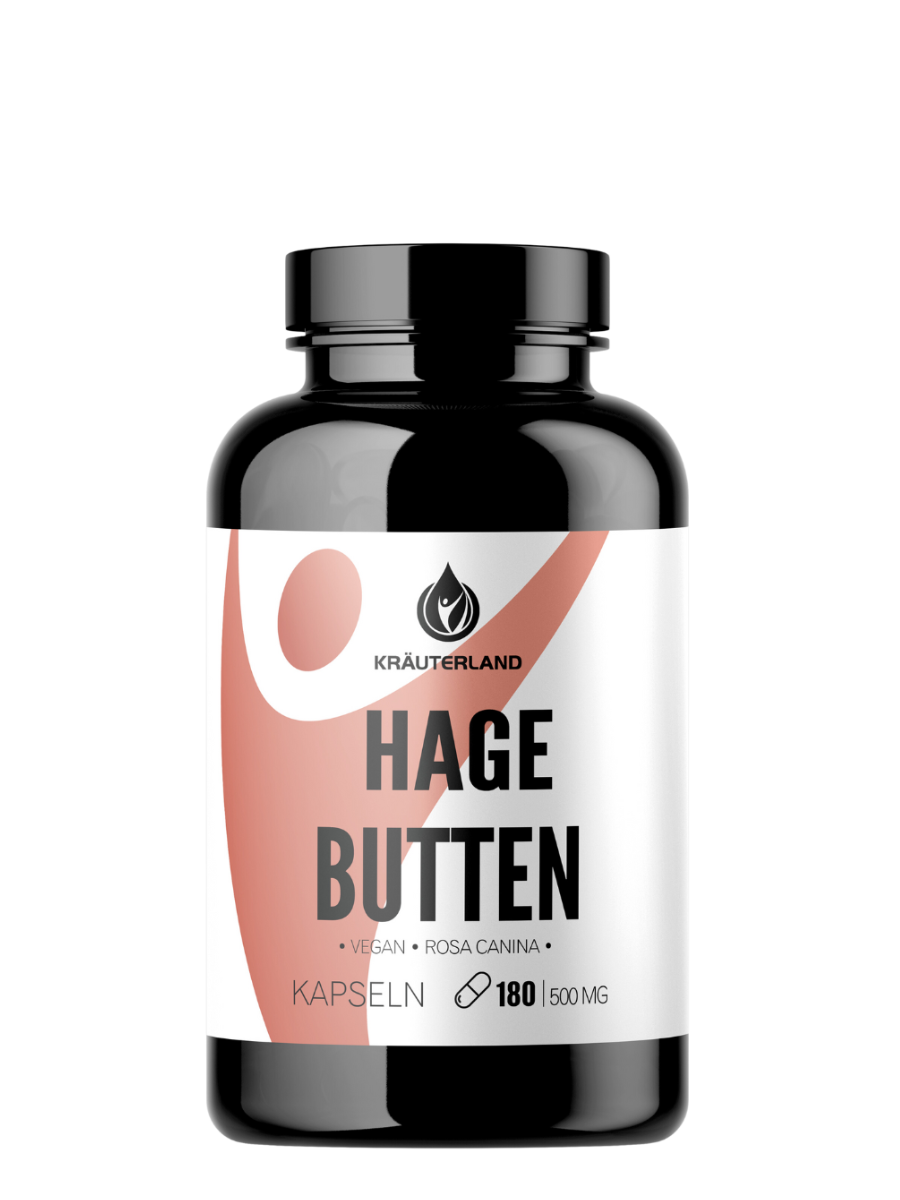 Hagebutten Kapseln, vegan 180 Stück