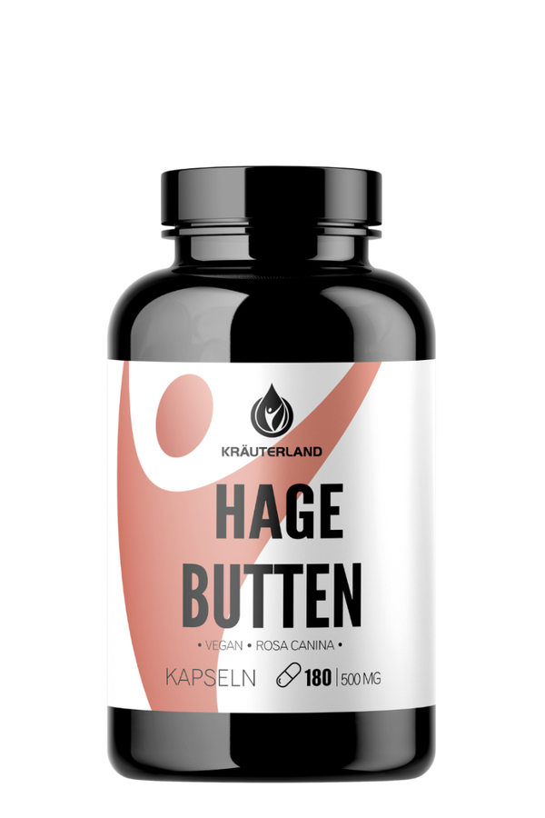 Hagebutten Kapseln, vegan 180 Stück