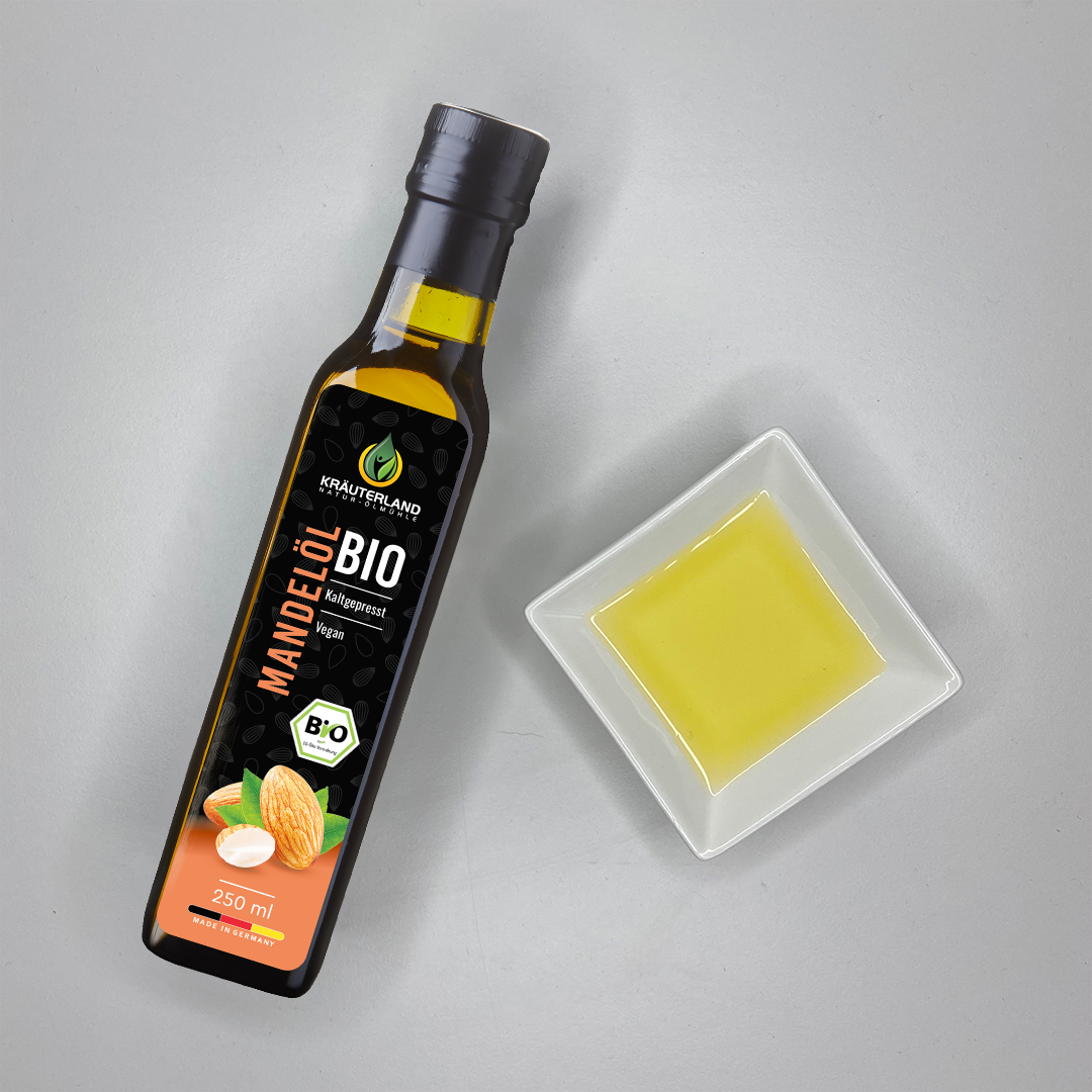 Bio Mandelöl 250 ml Produktabbildung Bio Mandelöl 250 ml Produktabbildung