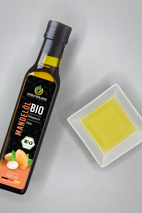 Bio Mandelöl 250 ml Produktabbildung Bio Mandelöl 250 ml Produktabbildung