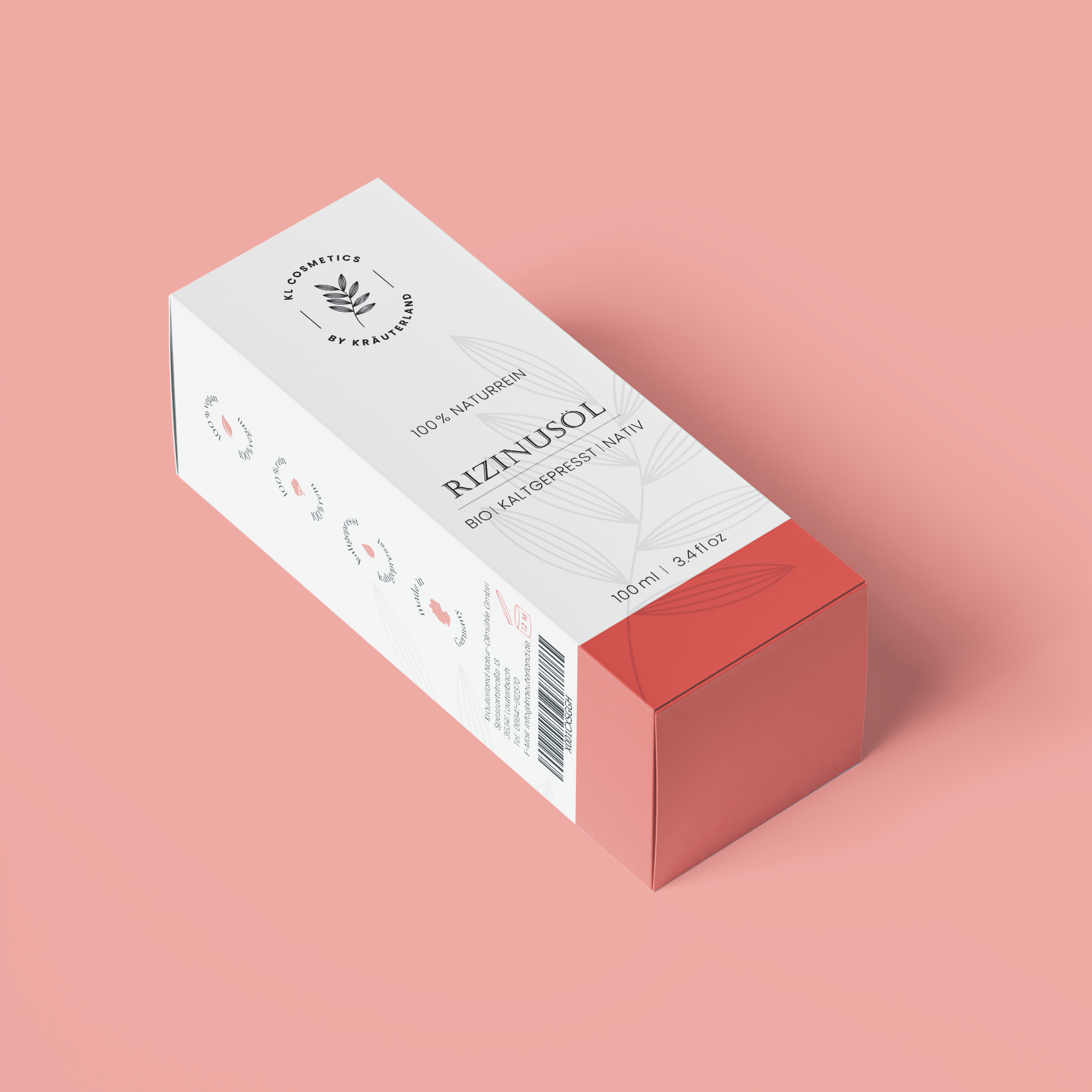 Rizinus Hautöl Papierschachtel