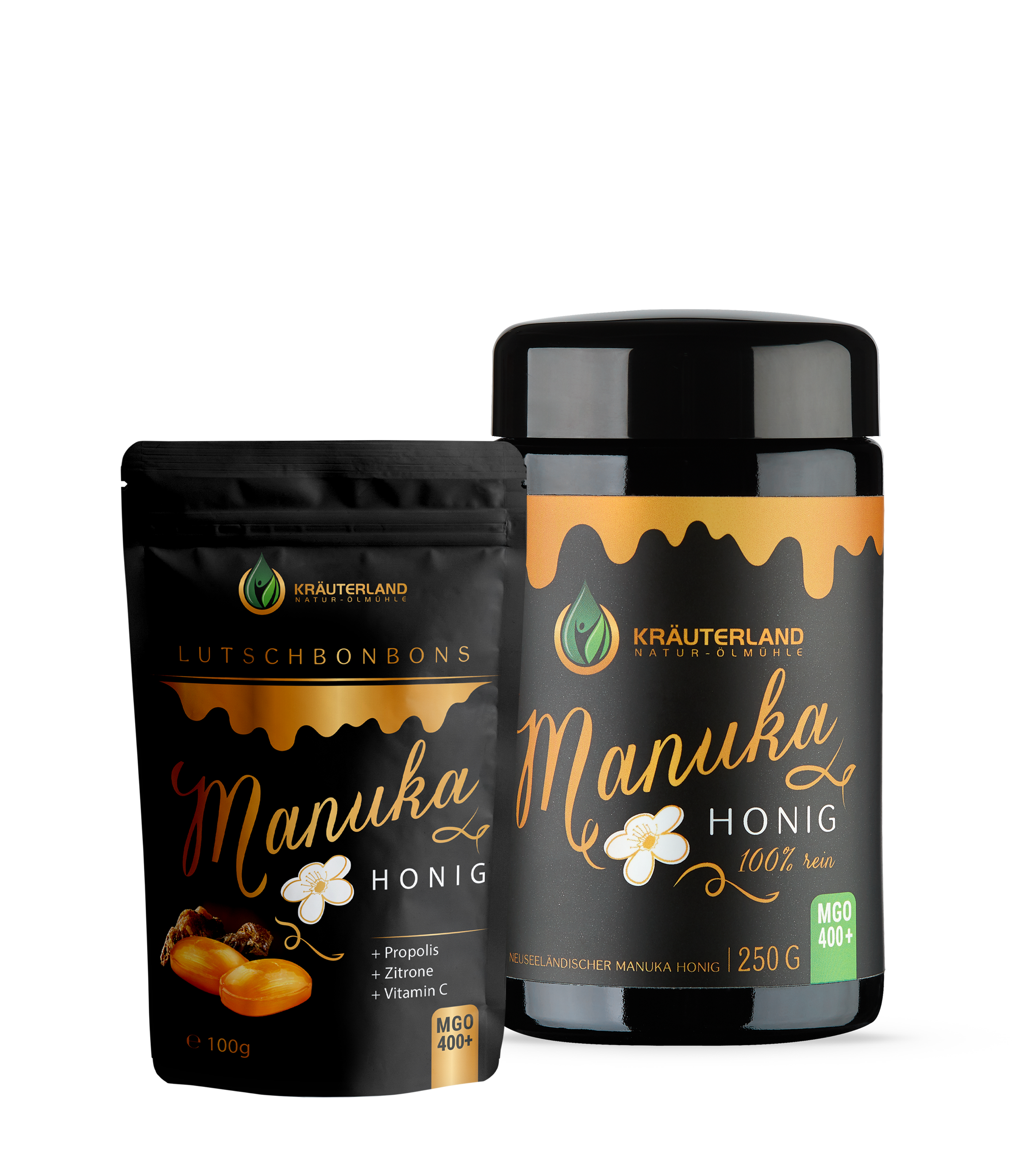 Set Manuka Honig MGO 400+ 250g & Bonbons 100g