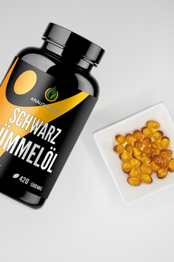 Schwarzkümmelöl Kapseln 420 Stück mit Produktabbildung Schwarzkümmelöl Kapseln 420 Stück mit Produktabbildung
