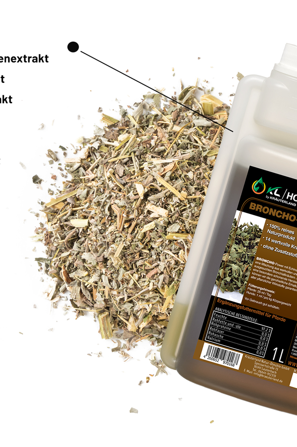 Eigenschaften von Broncho Power Liquid 1 Liter für Pferde