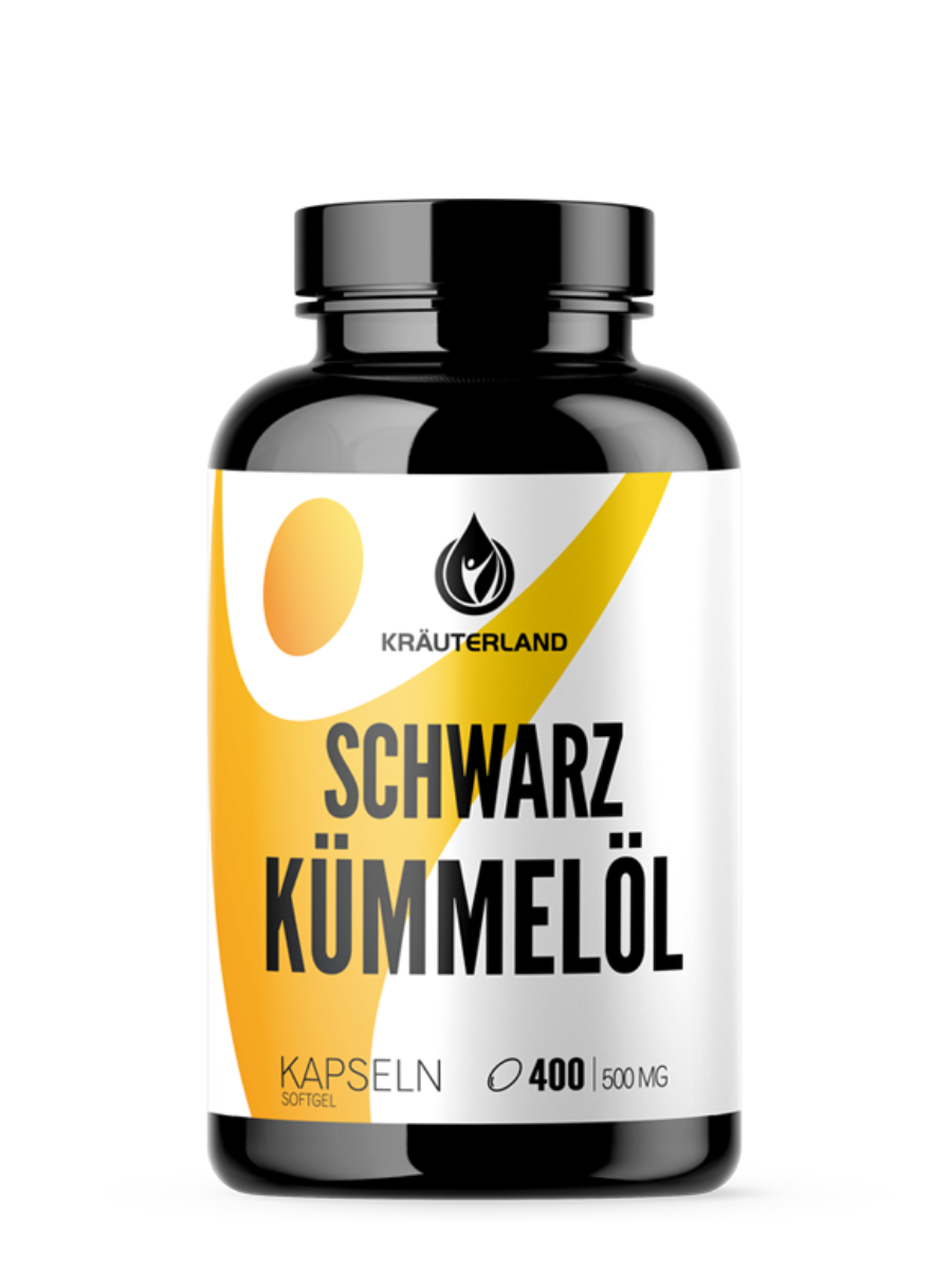 Schwarzkümmelöl Kapseln + Vitamin E 400 Stück