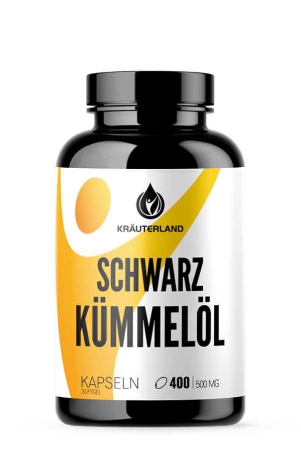 Schwarzkümmelöl Kapseln + Vitamin E 400 Stück Schwarzkümmelöl Kapseln + Vitamin E 400 Stück